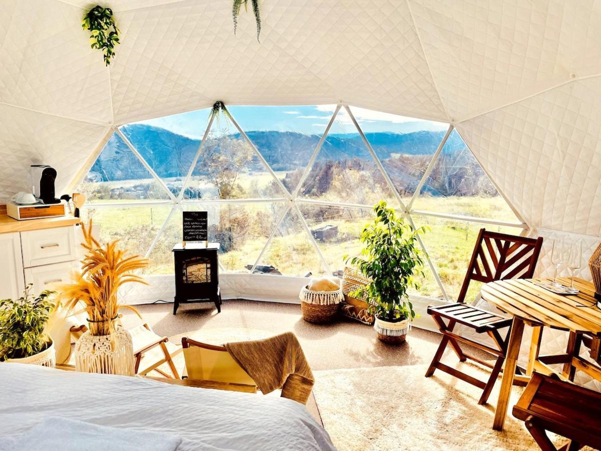 Glamping Hohe Wand - Zelt Mit Sternenfenster Und Whirlpool Hotel Maiersdorf Luaran gambar