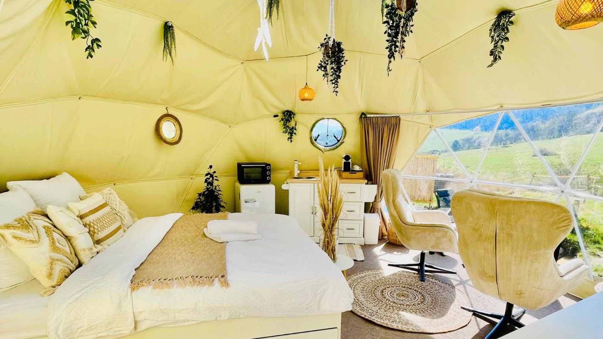 Glamping Hohe Wand - Zelt Mit Sternenfenster Und Whirlpool Hotel Maiersdorf Luaran gambar